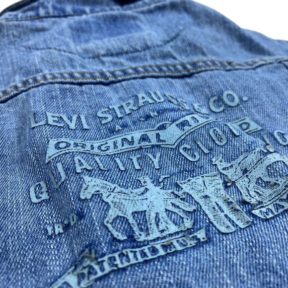 Vintage 90s Levi Strauss “My First Levi” Denim Jean Jacket Kids Size 3T - Picture 8 of 11